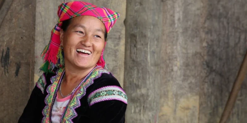 Kunsthandwerkerin Vietnam