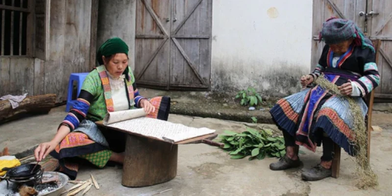 Kunsthandwerkerinen Vietnam