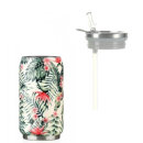 Les Artistes Pull Can'it 280 ml Trinkflasche - palm trees