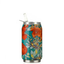 Les Artistes Pull Can'it 280 ml Trinkflasche - peonies