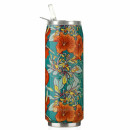 Les Artistes Pull Can'it 500 ml Trinkflasche - peonies