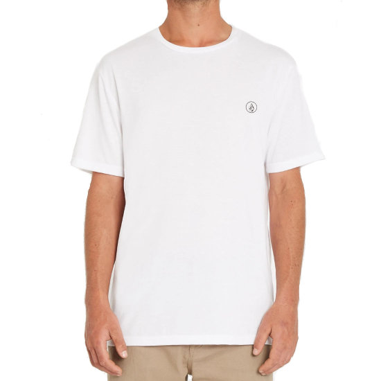 Volcom T-Shirt Circle Blanks HTH SS - white