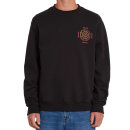 Volcom Sweatshirt Supply Stone Crew - black