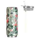 Les Artistes Pull Can'it 500 ml Trinkflasche - palm trees
