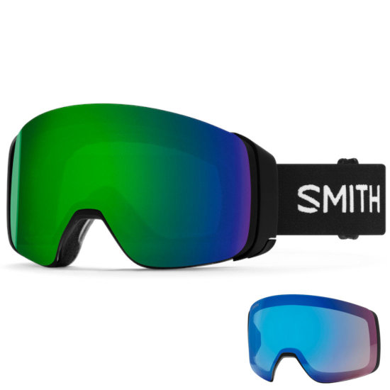 Smith 4D MAG Goggle black + Bonus Scheibe