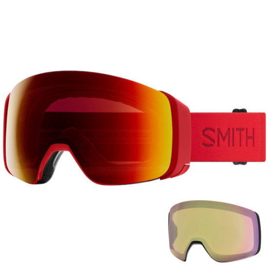 Smith Goggle 4D MAG lava + Bonus Scheibe