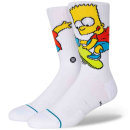 Stance Bart Simpson Crew Socken - white