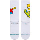 Stance Bart Simpson Crew Socken - white