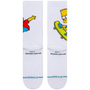 Stance Socken Bart Simpson Crew - white