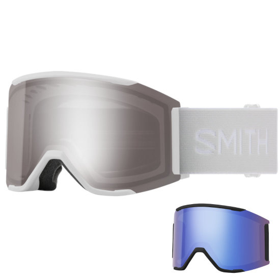 Smith Squad MAG Goggle white vapor + Bonus Scheibe