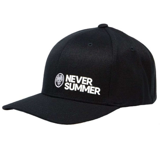 Never Summer Corporate HD Flex Fit Hat - black