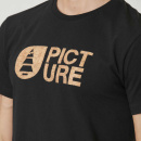 Picture T-Shirt Basement Cork - black