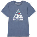 Picture T-Shirt Authentic - dark blue melange