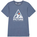 Picture T-Shirt Authentic - dark blue melange M