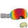 Aphex Goggle XPR matt black Revo Red - Strapfarbe wählbar