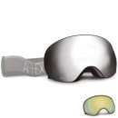 Aphex Goggle XPR matt black Silver - Strapfarbe wählbar