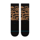 Stance Socken Animalistic Crew - black brown