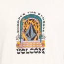 Volcom T-Shirt Sacred Stone SST - off white
