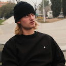 Volcom Sweatshirt Single Stone Crew - black
