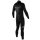 Soöruz Neoprene Fullsuit FIGHTER 3/2 Back Zip - black