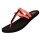 DC Shoes Flip-Flop Addison - black/ hotcoral 40,5