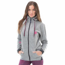 Picture Hoodie Myle Zip - grey melange