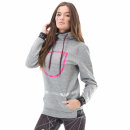 Picture Hoodie Teal - grey melange