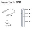 Therm-ic PowerBank 3in1 Flashlight black