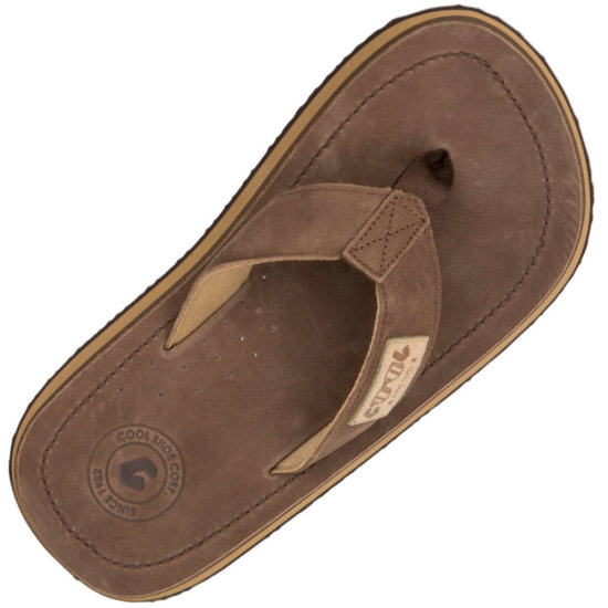 Cool Shoe Flip-Flop Original 2Lux Slap - brown 41/ 42