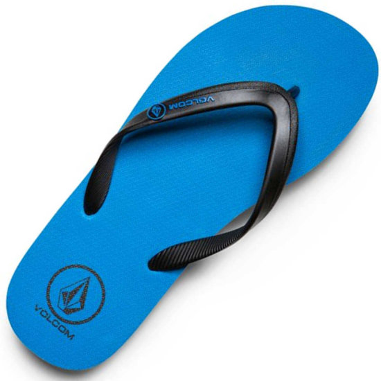 Volcom Flip-Flop Rocker Solid Sandal - true blue 45