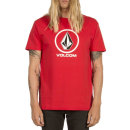Volcom T-Shirt Circle Stone Basic SS - true red